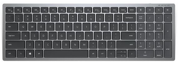 Клавиатура Dell Compact Multi-Device Wireless Keyboard - KB740 - Russian (QWERTY) 580-AKOZ