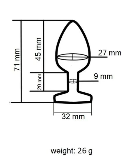 Силіконова анальна пробка EGZO - Silicone Pink Heart Plug Yellow, size S Sex Aura | Зображення 2