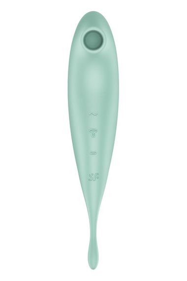 Смарт-вібратор для клітора з вакуумною стимуляцією Satisfyer Twirling Pro+ Mint | Зображення 2
