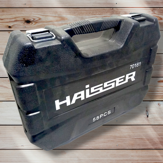 Набір інструментів професiйний 1/2" i 1/4" 58 од. HAISSER (арт.70181) | Зображення 5