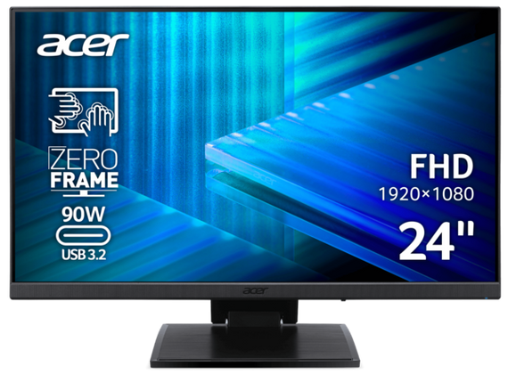 Монiтор 23.8" Acer UT241YAbmihuzx (UM.QW1EE.A02) Black