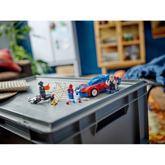 Конструктор LEGO Super Heroes Автомобіль для перегонів Людини-Павука й Зелений Гоблін з отрутою Венома 227 детале (76279) | Зображення 7