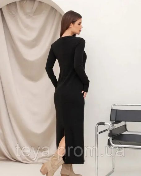 Плаття для жінок колір чорний розміри S, M, L, XL FI_009693 | Зображення 2