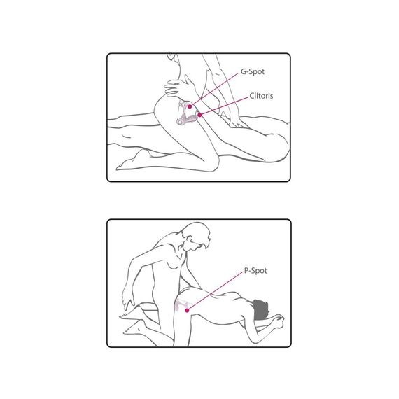 Насадка на член з вібрацією Adrien Lastic Gladiator з пультом LRS розмір F, два мотори | Зображення 5