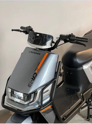 Электроскутер Crosser CR-22 2500W 72V 35Ah Graphene, до 80 км, 65 км/ч, современный городской электроскутер Синій | Зображення 5