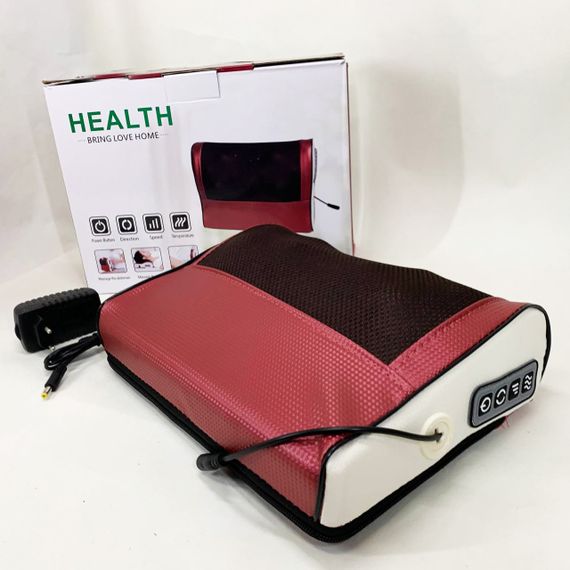Масажна подушка 1071 з інфрачервоним підігрівом та 3 режимами, Масажер для ніг рук спини та шиї | Зображення 8
