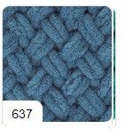 Плед плюшевий 85*85см колір 637 ручної роботи з пряжі пуфі узор плетінка