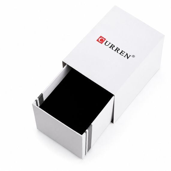 Коробочка для металевого браслета Curren White білого кольору для зберігання годинників