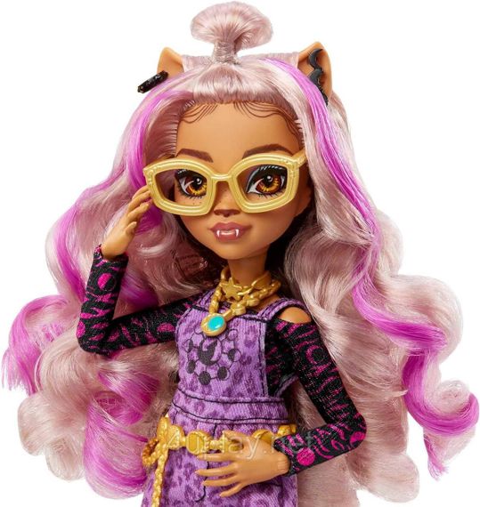 Кукла Монстр Хай Клодин Вульф с аксессуарами и котенком Полумесяц Оригинал Mattel Monster High Clawdeen Wolf | Зображення 4