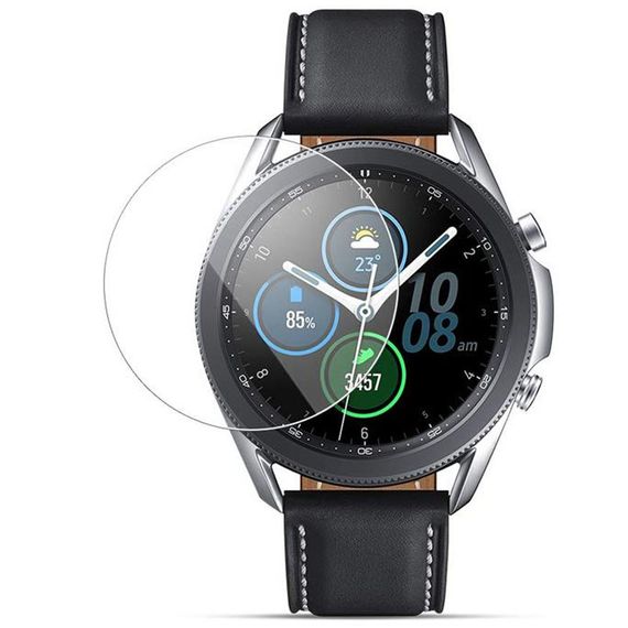 Полімерна плівка 3D (full glue) (тех.пак) для Samsung Galaxy Watch 3 45mm Прозорий