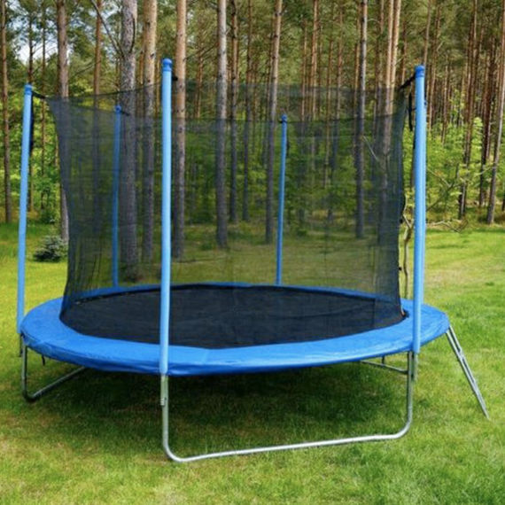 Батут Jumi Motion Sport Line 10ft (305см) с внутренней сеткой синий | Зображення 5