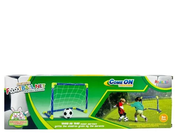 Ігровий набір Міні Футбол "Складні ФУТБОЛЬНІ ВОРОТА" 56см Anjanle Футбольний набір з насосом та м'ячем | Зображення 3