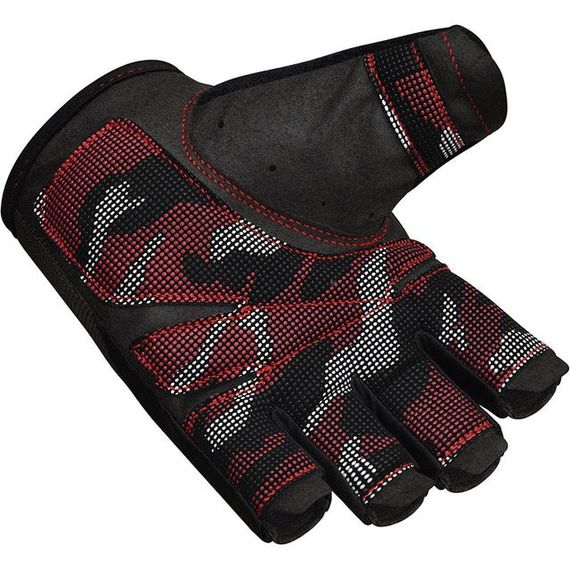 Рукавички для фітнесу RDX T2 Half Red XL | Зображення 5
