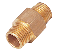 Перехідник латунний 22х1,5‐ зовнішня різьба 3/8 Перехідник латунний 1/4"-1/4" зовнішня різьба