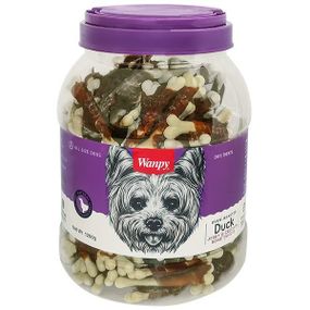 Wanpy Duck Jerky & Calcium Bone Twists ванпи кость с вяленой уткой И кальцием лакомство для собак 1.2кг