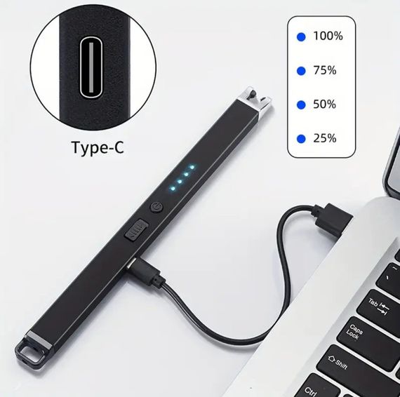 USB-заряджаєма імпульсна/дугова електрозапальничка | Зображення 3