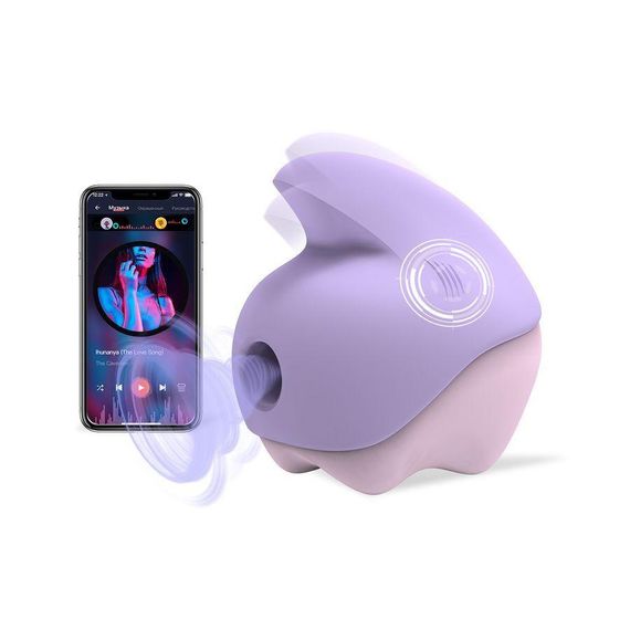 Вакуумний кліторальний смарт-стимулятор Magic Motion Unicorn Purple з вібрацією Sex Aura | Зображення 1