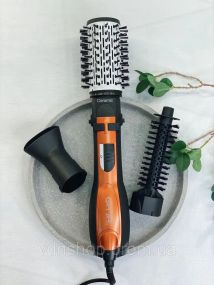 Фен гребінець, що обертається, з насадками Gemei GM-4828 повітряний стайлер для укладання волосся