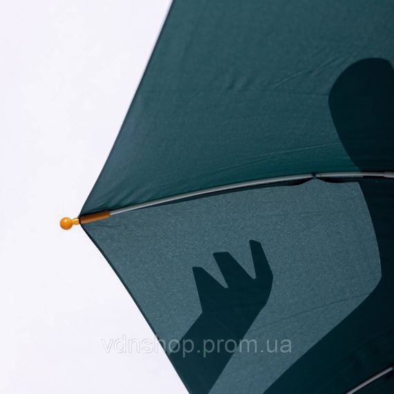 Класична дитяча парасолька-тростина механічна з поліестеру міцна надійна 8 спиць діаметр 89 см Зелений HP-23-12GR | Зображення 8
