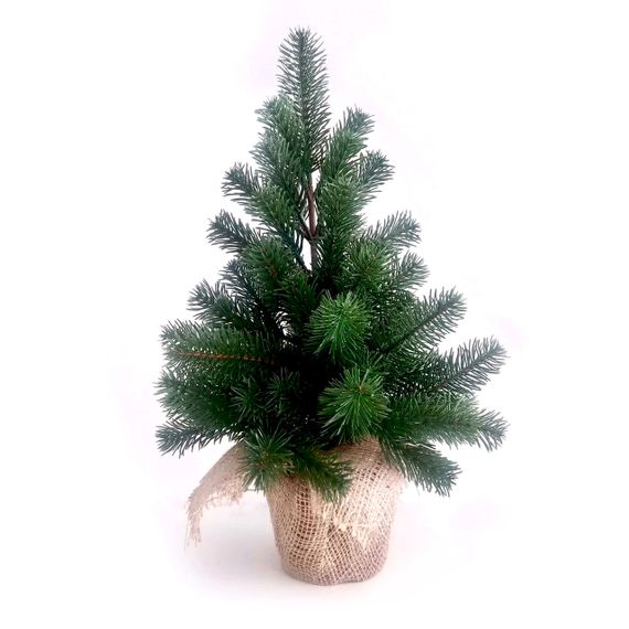 Ялинка лита Premium в мішковині 50 см зелена | Зображення 4