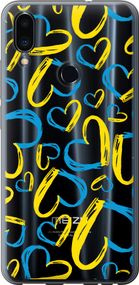 Чехол на Meizu Note 9 Сердца UA "5292u-1689-17620"
