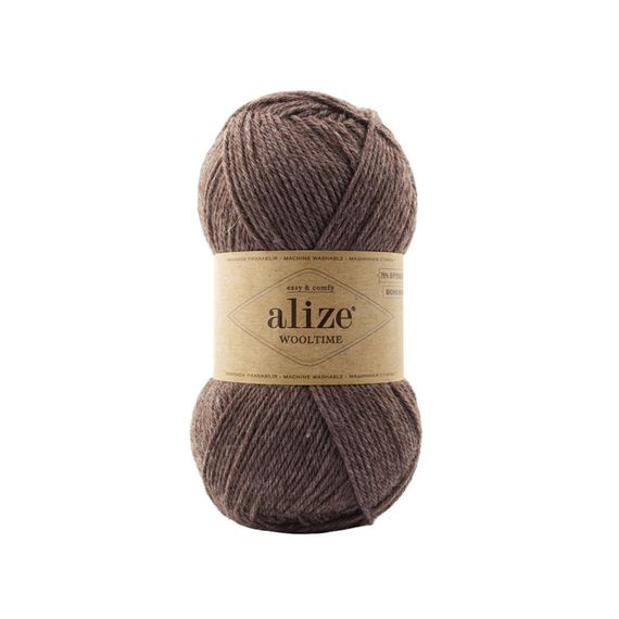 Alize Wooltime, коричневий меланж 240