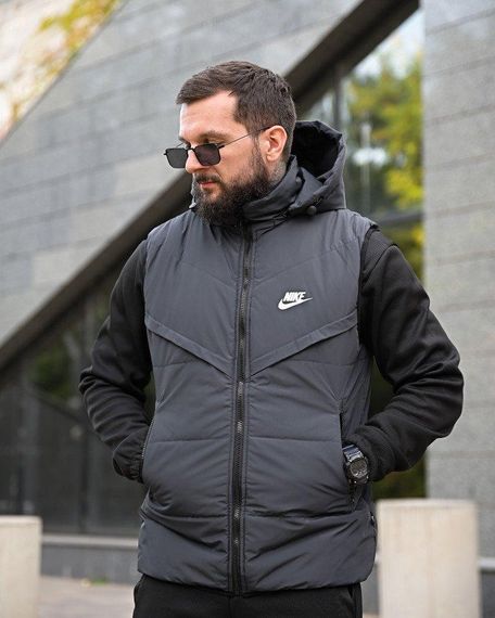 Мужская жилетка Nk  grey  4   ПП8014 | Зображення 1