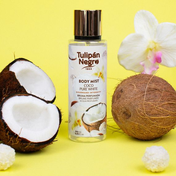 Спрей для тела Tulipan Negro Body Mist - Coco Pure White (250 мл) | Зображення 1