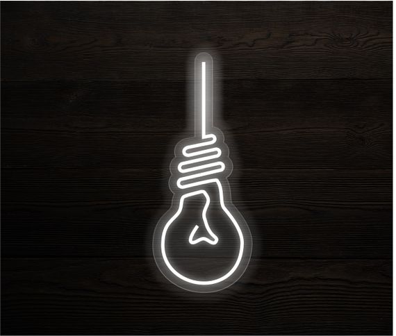 Неоновий світильник Лампочка на дроті 180х430 acr-n000050 | Зображення 3