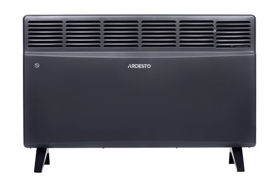 Конвектор електричний ARDESTO  CH-2000MCA, 2000 Вт, 20 м2, закритий нагрів. елемент, IP24, мех. керування, антрацит матовий (CH-2000MCA) | Зображення 3