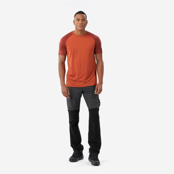 Футболка чоловіча Merino Resist з мериносової вовни коричнева - M. | Зображення 1