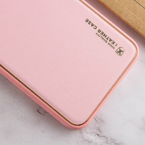 Кожаный чехол Xshield для Xiaomi 14 Розовый / Pink | Зображення 1