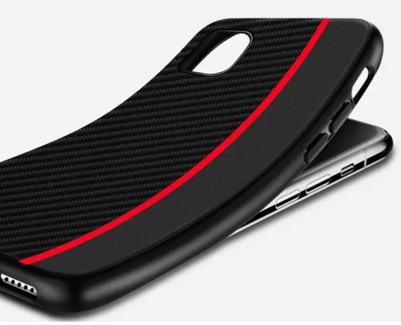 Чохол накладка Primolux CFC для Apple iPhone 13 Pro Max - Black&Red | Зображення 3