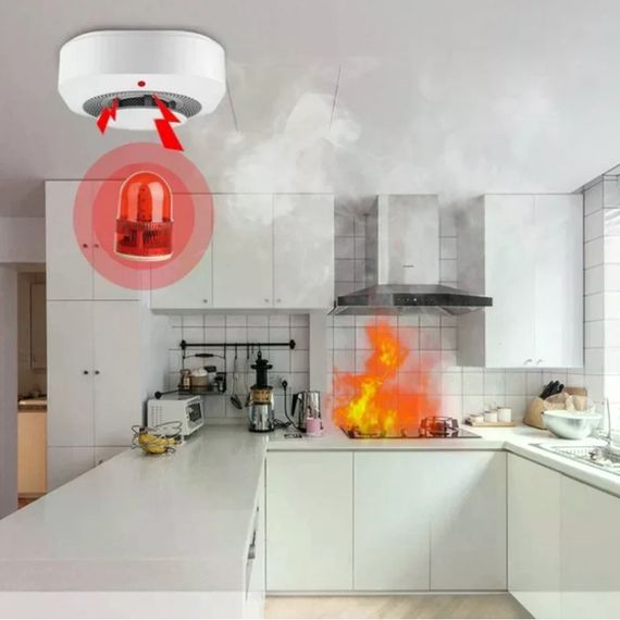 Датчик диму Smoke Alarm VEN-1943 | Зображення 1
