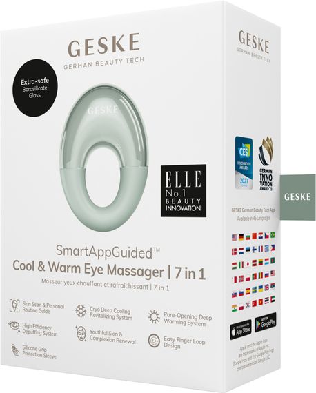 Масажер для очей GESKE Cool&Warm Eye Massager 7в1 green | Зображення 7