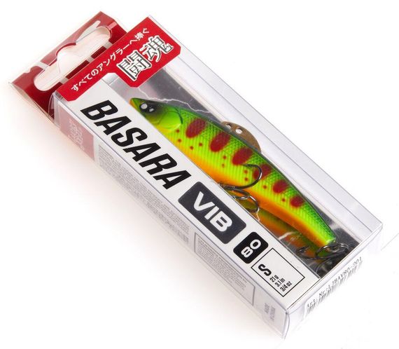 Воблер тонущ. вертикал. Lucky John Лаки Джон BASARA VIB S 80.00/201 | Зображення 1