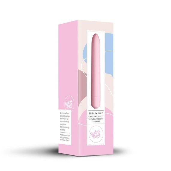 Мини-вибратор SugarBoo Sugar Pink, 10 уровней интенсивности | Зображення 4