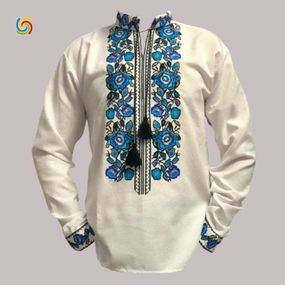 Рубашка Украинская вышиванка 333267613 цвет белый размер 4XL