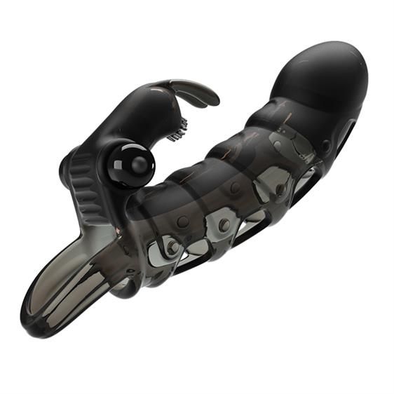 Насадка на член - Pretty Love Cuper Vibrating Penis Sleeve Black | Зображення 4