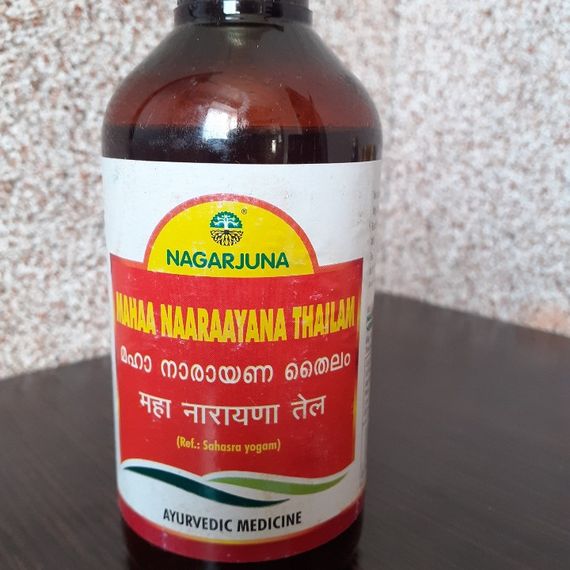Масло для массажа Маханараяна Тайлам, 200мл., NAGARJUNA, MAHAA NAARAAYANA THAILAM | Зображення 1