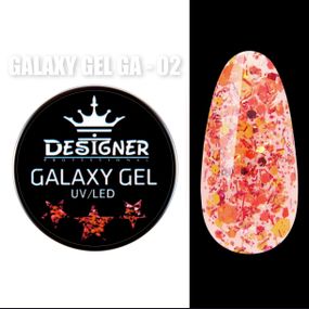 Глитерный гель Galaxy Gel 02 Designer 10мл