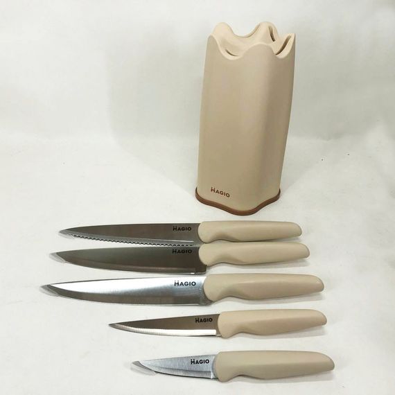 Набір ножів для нової кухні Magio MG-1090, Хороші ножі для кухарів, Набір AT-744 ножів різаків | Зображення 8