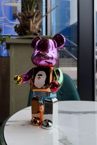 Bearbrick дизайнерська статуетка ведмідь Беарбрік 28 см mb030 різнокольоровий
