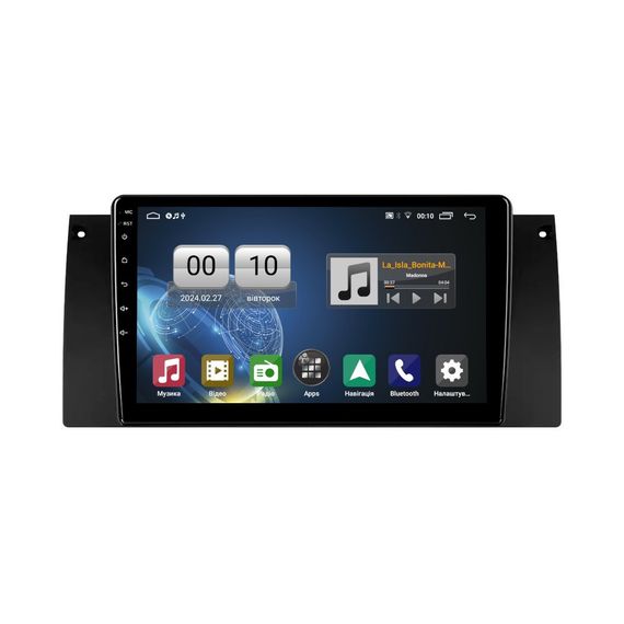 Штатна магнітола серії QIV Q1 під BMW X5 E39 E53 1999 - 2006 (W2) 9 дюймів