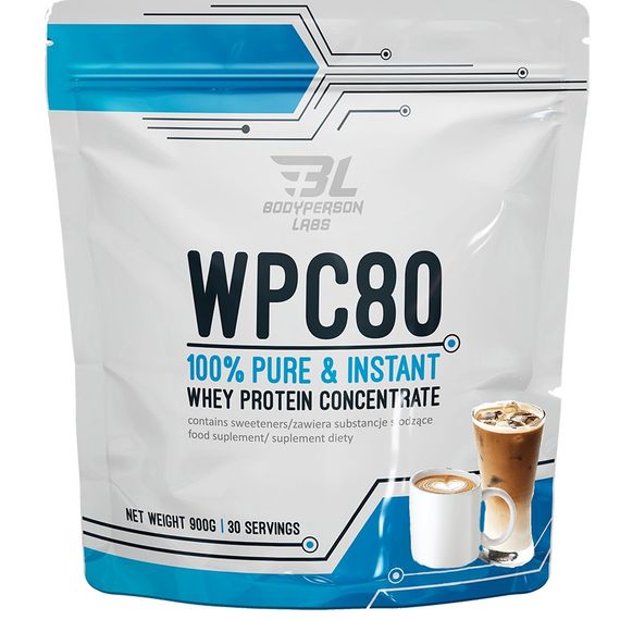 Протеїн Bodyperson Labs WPC80 900 g /30 servings/ Ice Coffe