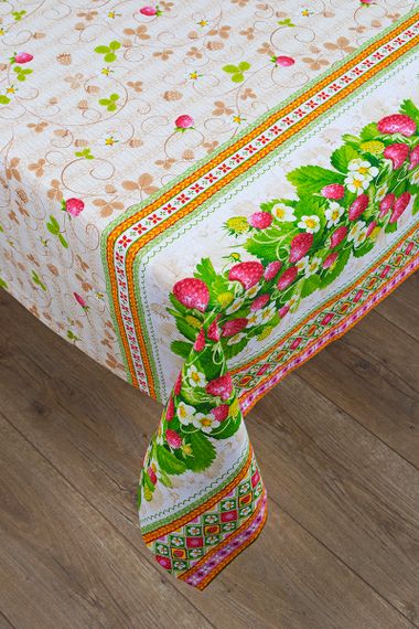 Скатертина Lotus 9258 Туреччина 140*180 см  Бавовна Зелений