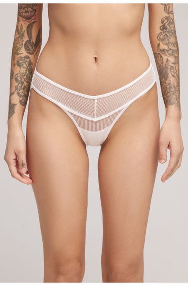 Трусики брифи LUNA L5167BR з V посадкою Білі M | Зображення 3