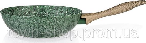 Сковорода-вок Fissman Malachite Ø28см с антипригарным покрытием EcoStone FN-AL-4315