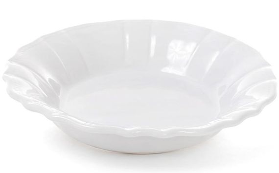 Набір 6 глибоких тарілок Leeds Ceramics SUN Ø23см, кам'яна кераміка (білі) | Зображення 1