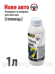 Поліроль для пластику авто “Глянець” з ароматом «Нове авто» Politura (1 л) ТМ OYA